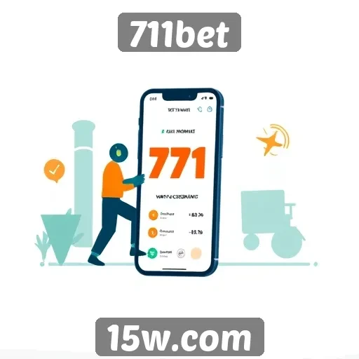 Acessibilidade e mobile no site 711bet