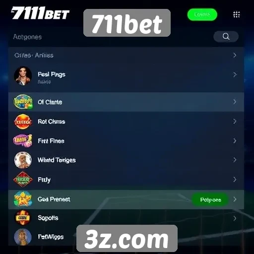 Análise de jogos populares no site 711bet